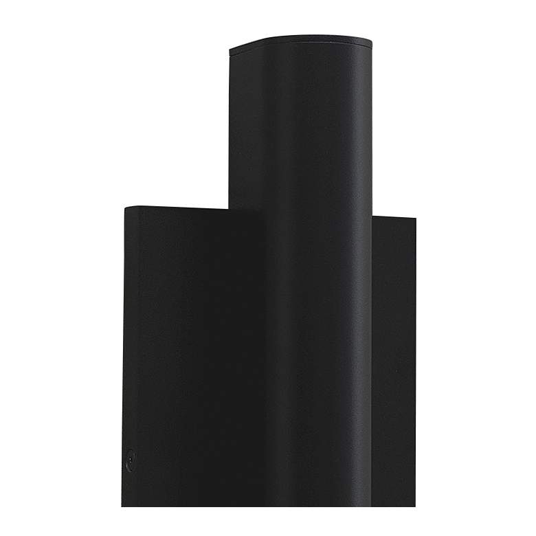 Image 3 Tech Lighting Chara 12 1/4"H Black LED Outdoor Wall Light more views