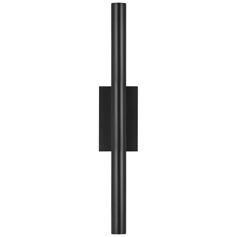 Image 1 Tech Lighting Chara 26" High Black LED Outdoor Wall Light