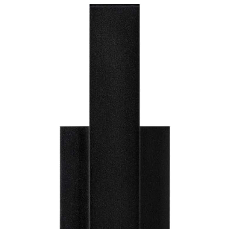 Image 2 Tech Lighting Chara Square 17"H Black LED Outdoor Wall Light more views