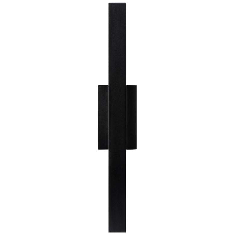 Image 1 Tech Lighting Chara Square 26 inchH Black LED Outdoor Wall Light