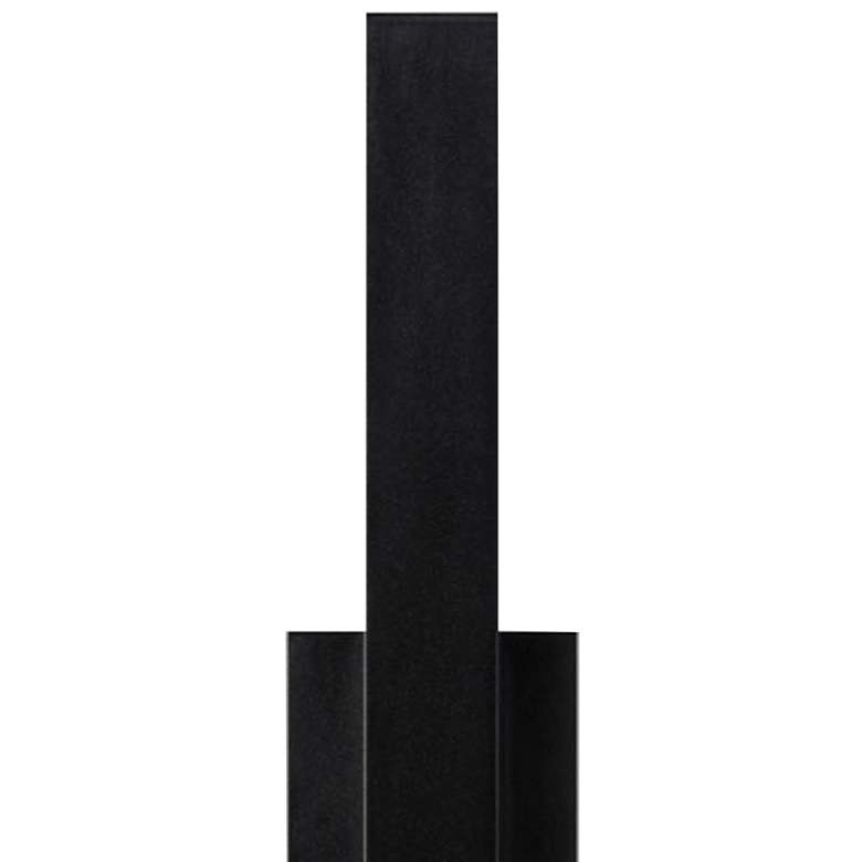 Image 2 Tech Lighting Chara Square 26"H Black LED Outdoor Wall Light more views