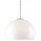 Tech Lighting Cleo 9 3/4" Wide White Glass Pendant Light