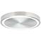 Tech Lighting Crest 12 1/4"W Satin Nickel LED Ceiling Light