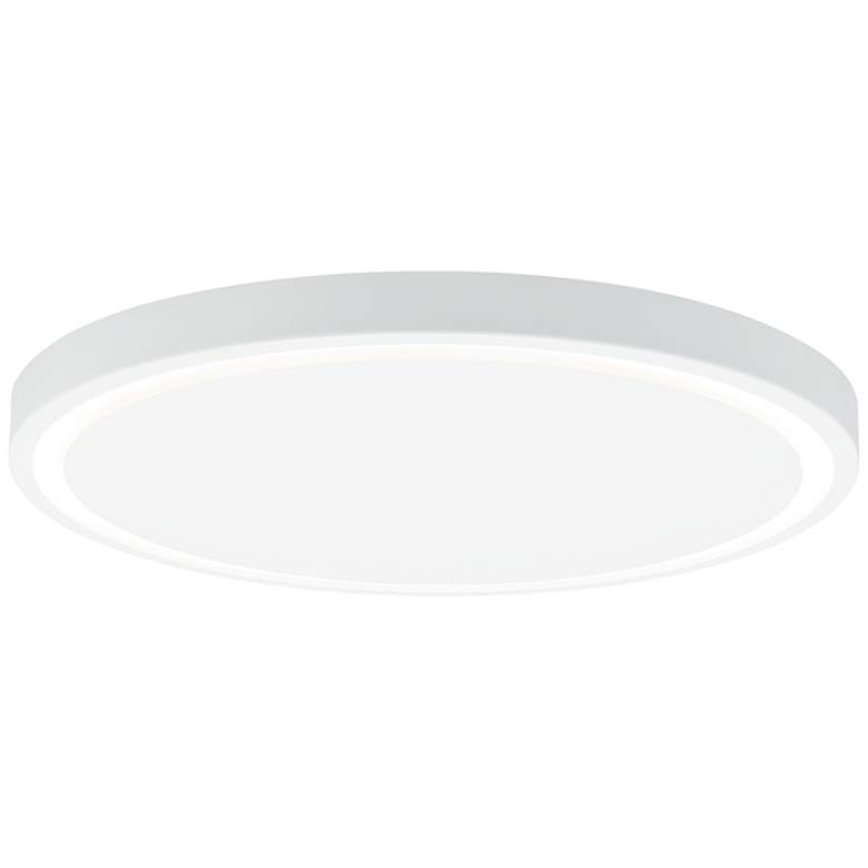 Image 1 Tech Lighting Crest 17" Wide White LED Ceiling Light
