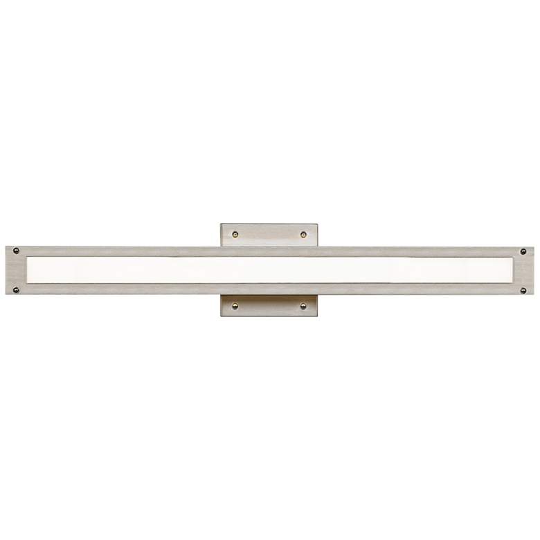 Image 1 Tech Lighting Denton 24 inch Wide Satin Nickel LED Bath Light