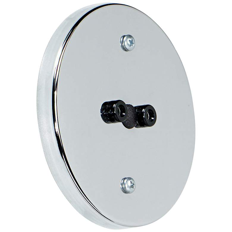Image 1 Tech Lighting DJ Display Jack 4" Round Chrome Wall Canopy