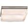 Tech Lighting Fluid Nickel 9" Square Ceiling Light