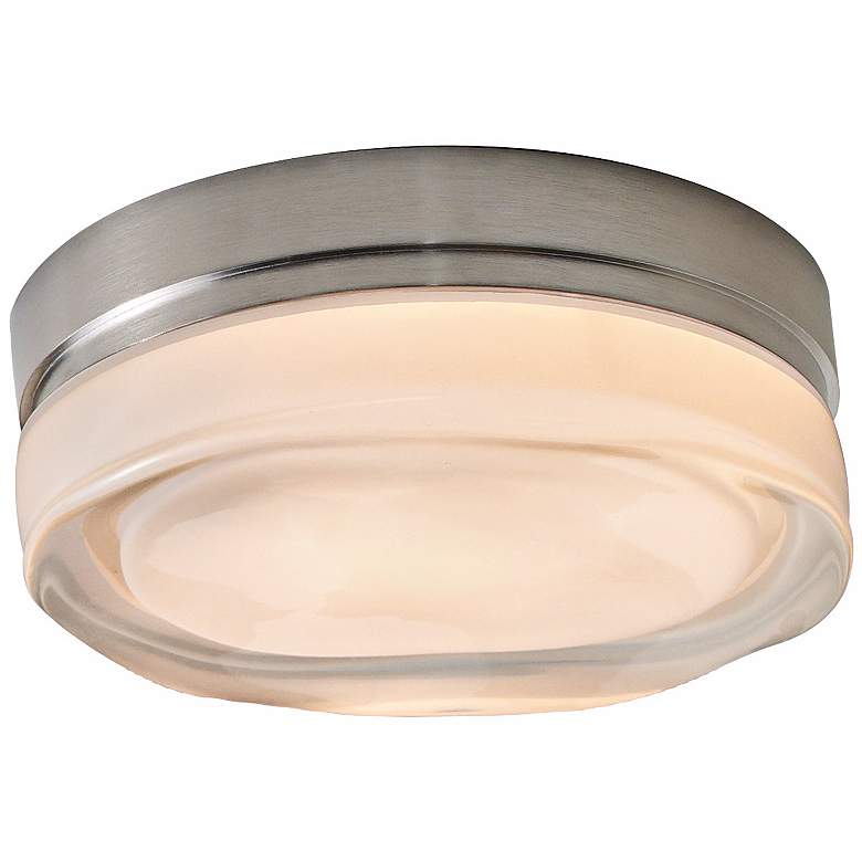 Image 1 Tech Lighting Fluid Small 6 inch Round Nickel Ceiling Light