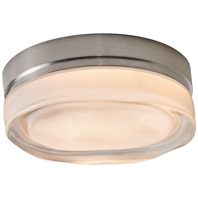 Image 1 Tech Lighting Fluid Small 6" Round Nickel Ceiling Light