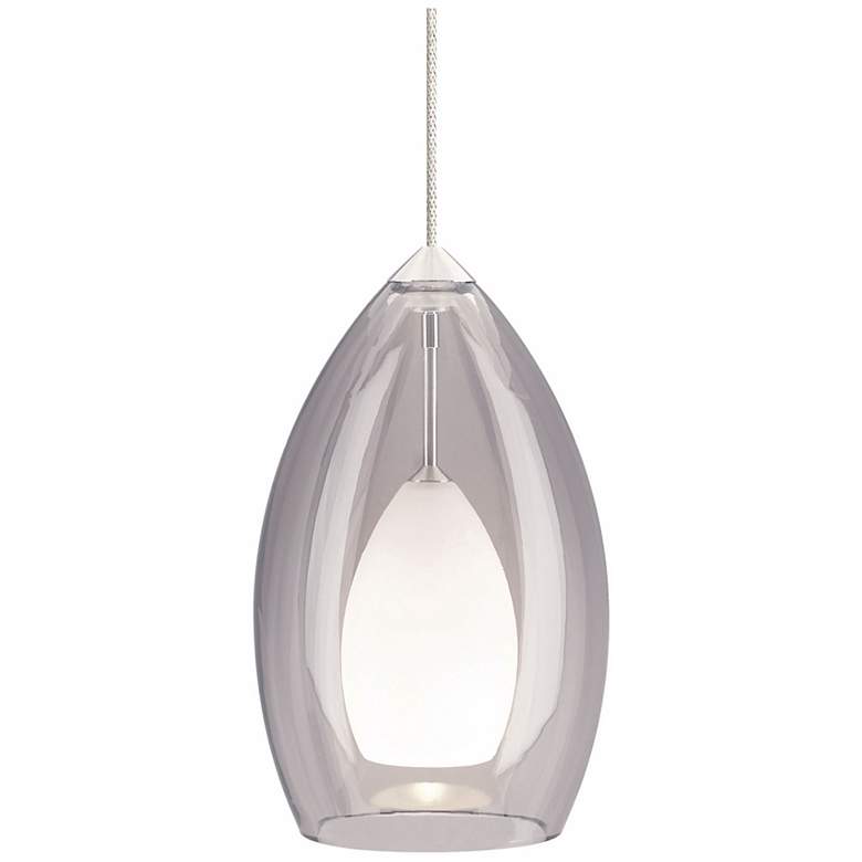 Image 1 Tech Lighting Free Jack 4.5" Wide Fire Smoke Murano Glass Pendant