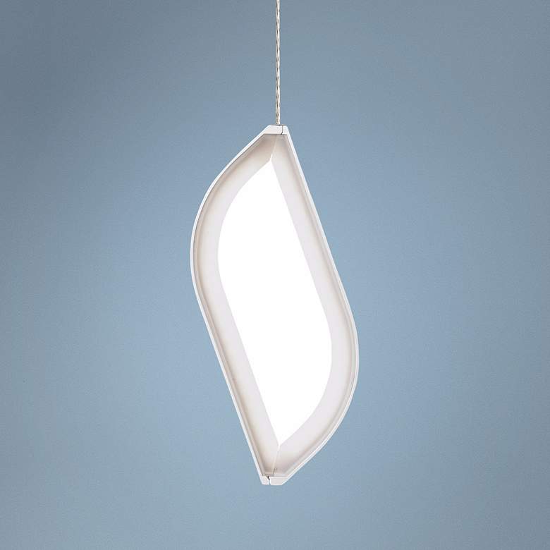Image 1 Tech Lighting FreeJack Folium LED White Mini-Pendant