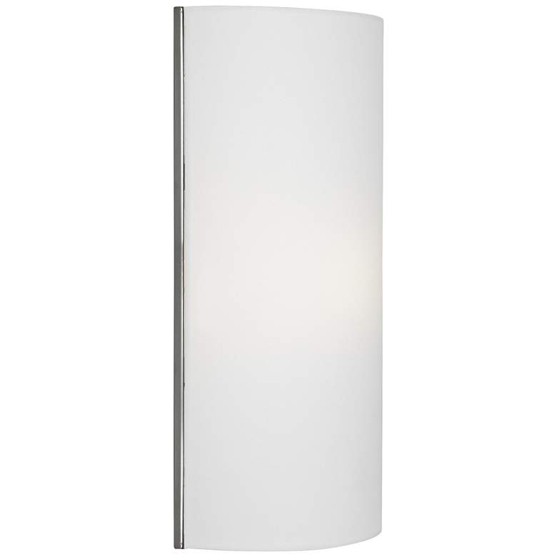 Image 1 Tech Lighting Lexington 14" High White Fabric Wall Sconce