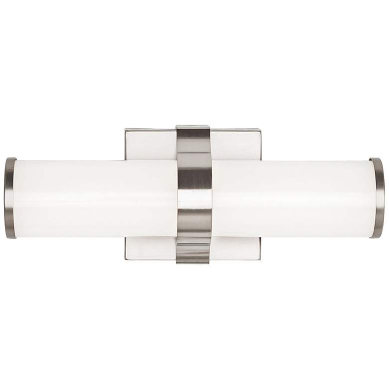 Image 1 Tech Lighting Lynk 12 inch Wide Satin Nickel LED Bath Light