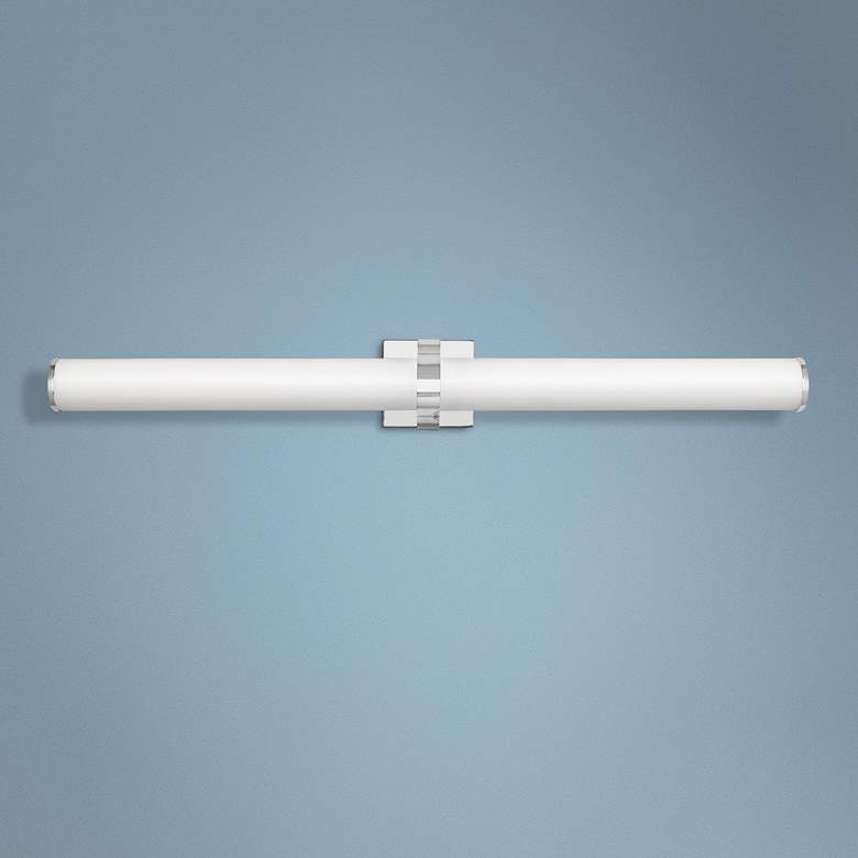 Image 1 Tech Lighting Lynk 36" Wide Polished Chrome LED Bath Light