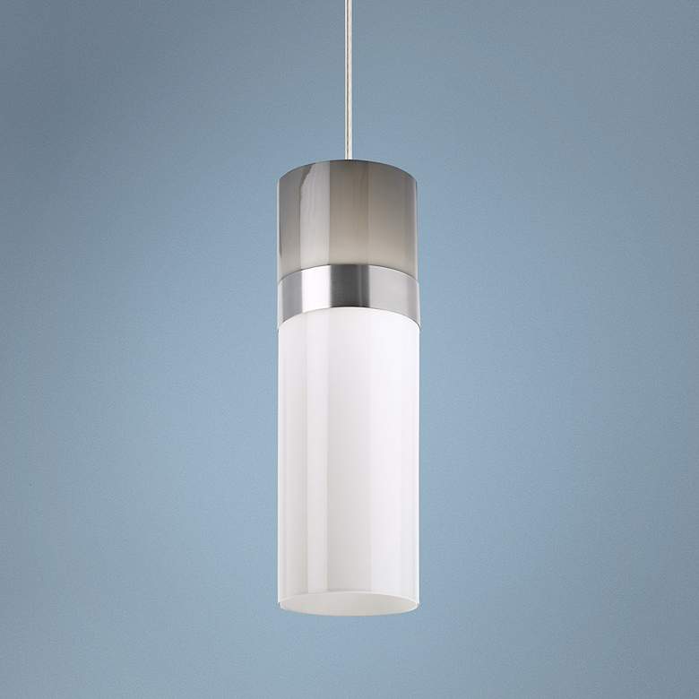Image 1 Tech Lighting Manette Grande 5" Wide Smoke Mini Pendant