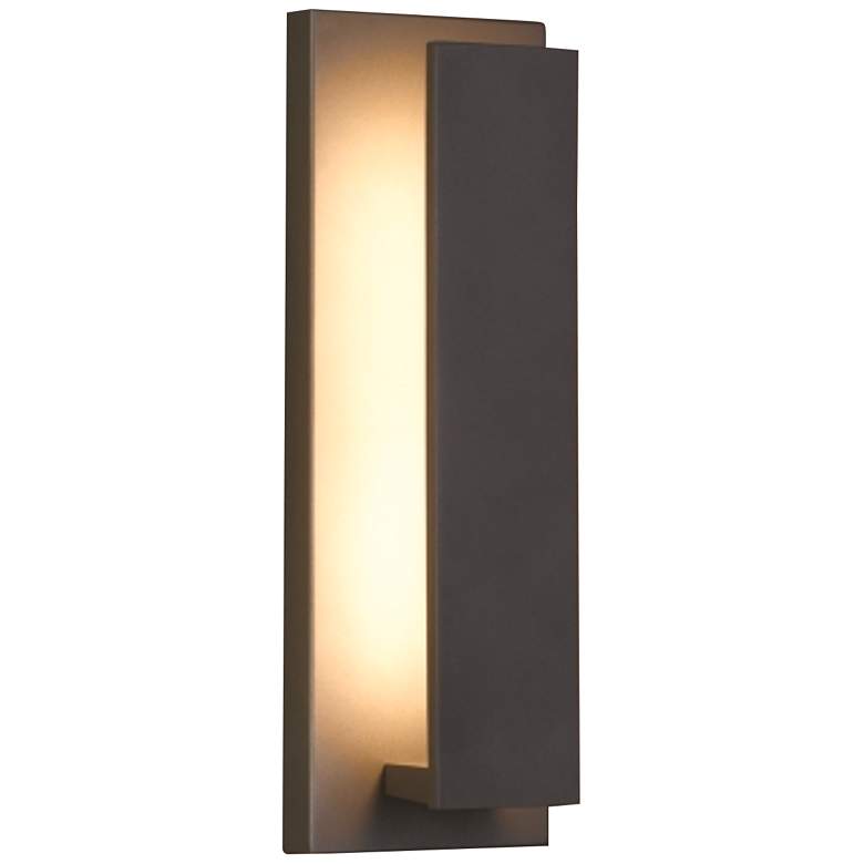 Image 2 Tech Lighting Nate 17 inch High Silver LED Outdoor Wall Light