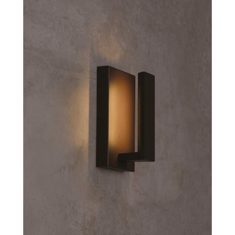 Image 4 Tech Lighting Nate 9 inch High Bronze LED Outdoor Wall Light more views