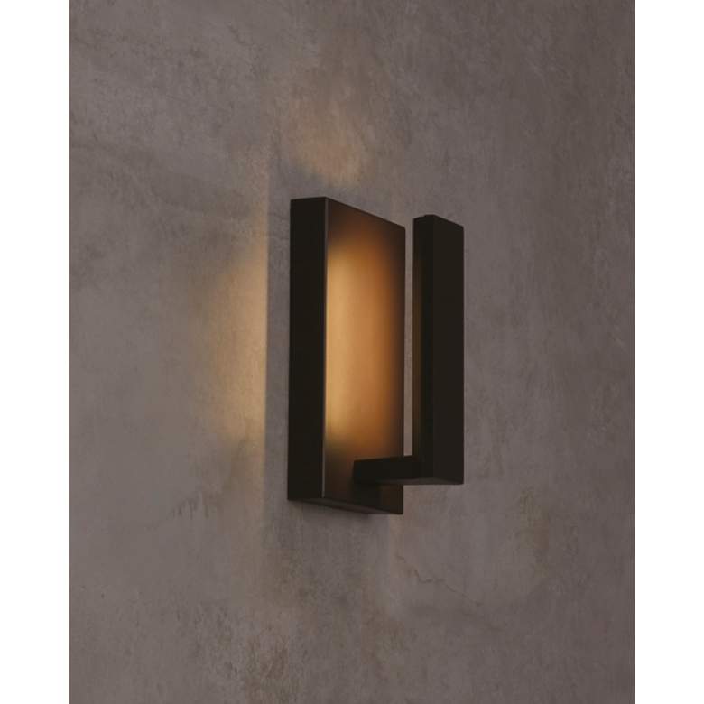 Image 4 Tech Lighting Nate 9" High Bronze LED Outdoor Wall Light more views