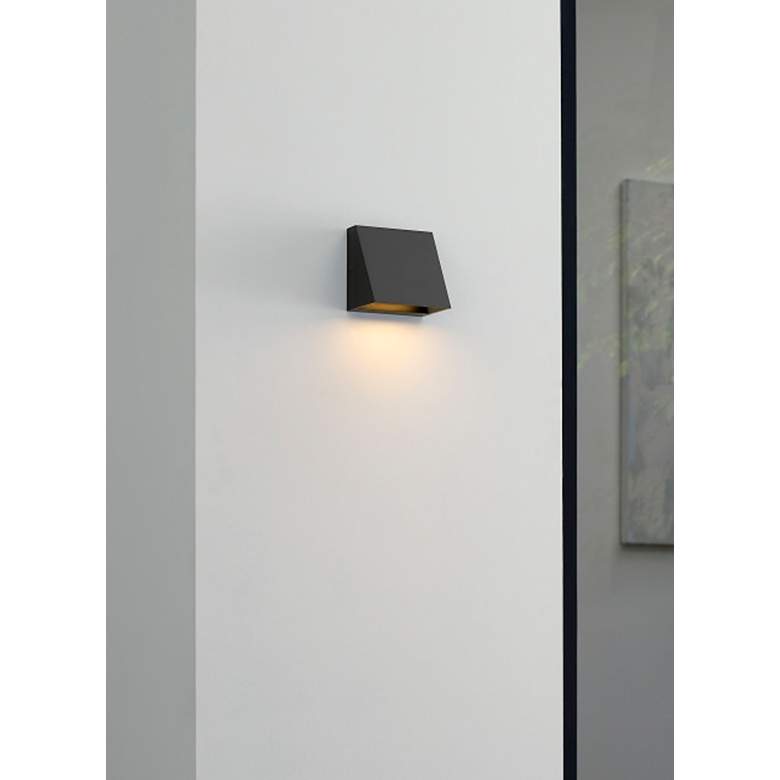 Image 3 Tech Lighting Pitch 5"H Bronze 2700K LED Outdoor Wall Light more views