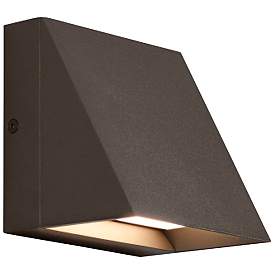Image1 of Tech Lighting Pitch 5"H Bronze 3000K LED Outdoor Wall Light
