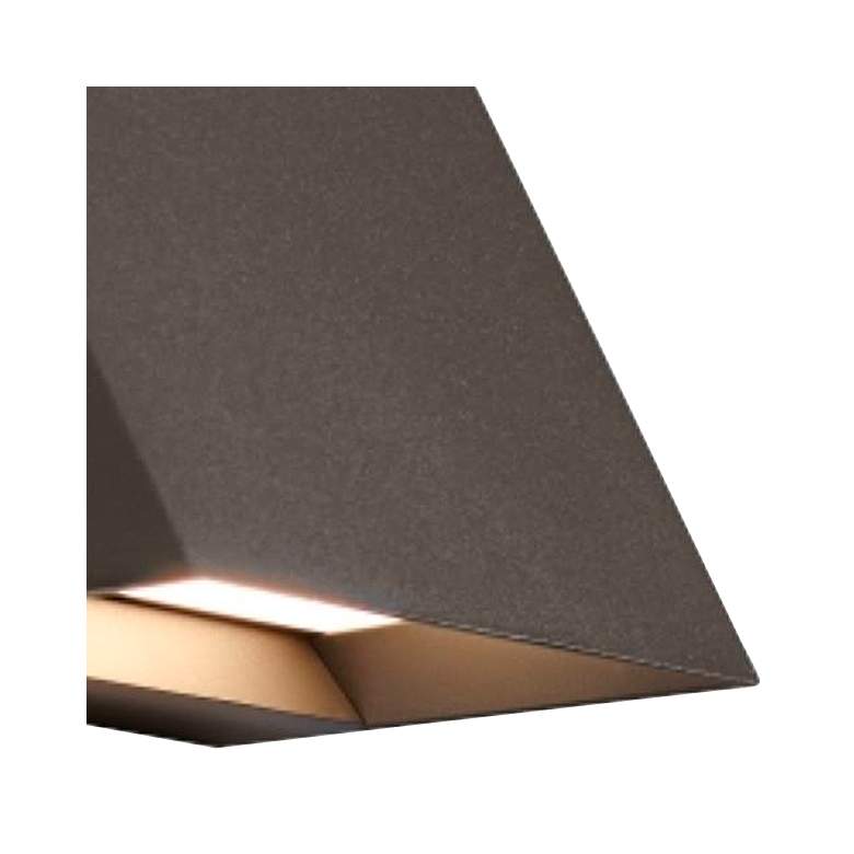 Image 2 Tech Lighting Pitch 5"H Bronze 3000K LED Outdoor Wall Light more views