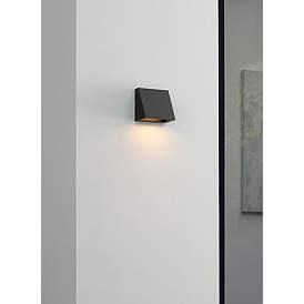 Image3 of Tech Lighting Pitch 5"H Bronze 3000K LED Outdoor Wall Light more views