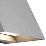 Tech Lighting Pitch 5"H Silver 2700K LED Outdoor Wall Light