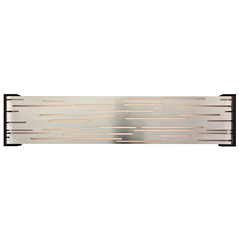 Image 1 Tech Lighting Revel 27 inch Wide Satin Nickel LED Bath Light