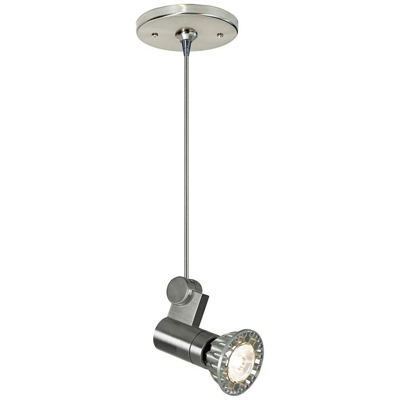 Image 1 Tech Lighting Roto 13"H Satin Nickel Freejack Mini Pendant