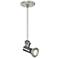 Tech Lighting Roto 13"H Satin Nickel Freejack Mini Pendant