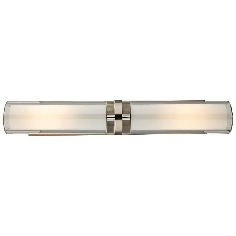 Image 1 Tech Lighting Sara Double 25 inch Wide Nickel Wall Light