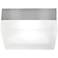 Tech Lighting TL 360 Satin Nickel 9" Wide Square Ceiling Light