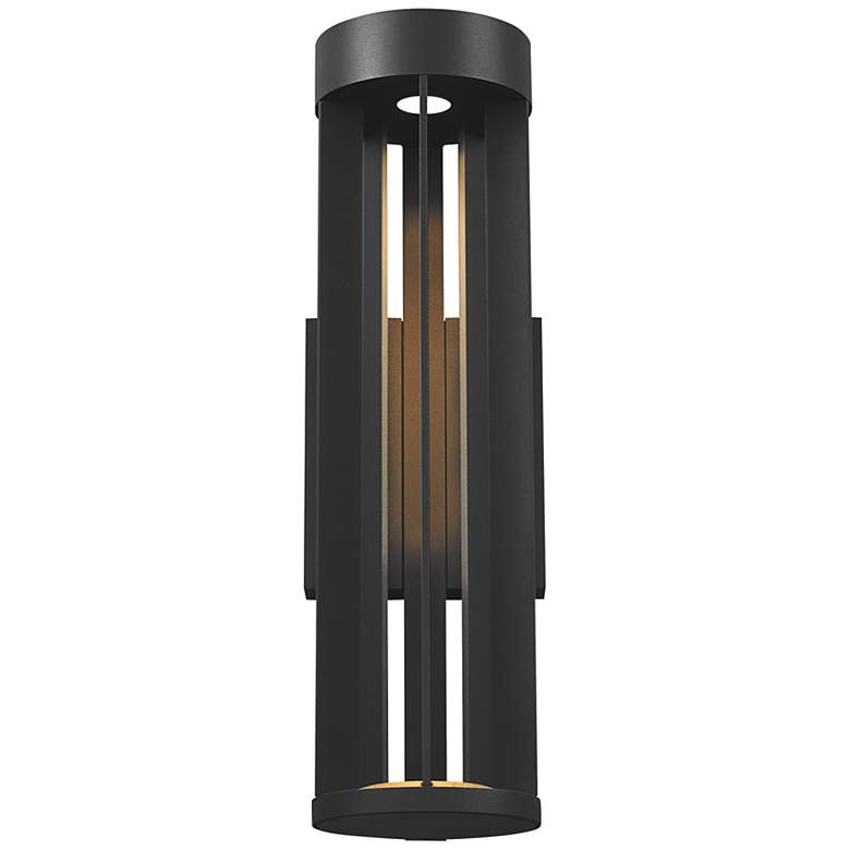 Image 2 Tech Lighting Turbo 18 inchH Black 3000K LED Outdoor Wall Light