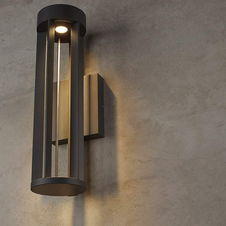 Image 5 Tech Lighting Turbo 18"H Bronze 3000K LED Outdoor Wall Light more views