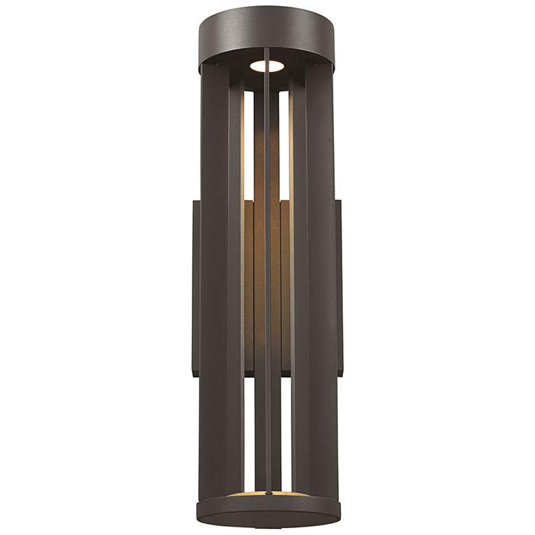 Image 4 Tech Lighting Turbo 18 inchH Bronze 4000K LED Outdoor Wall Light more views