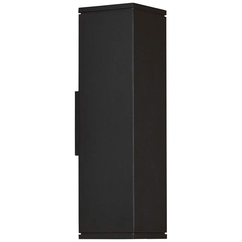 Image 2 Tech Lighting Vex 12" High Black LED Outdoor Wall Light