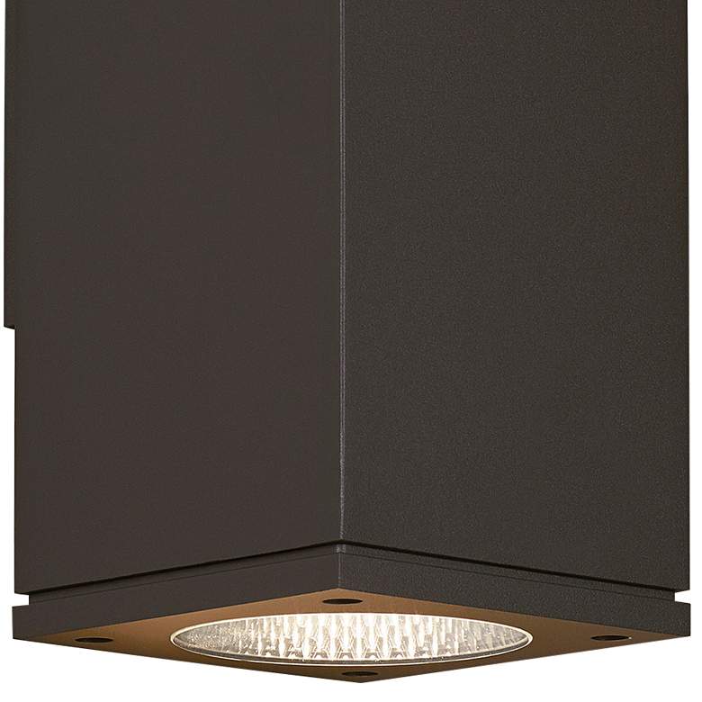 Image 3 Tech Lighting Vex 12" High Bronze LED Outdoor Wall Light more views