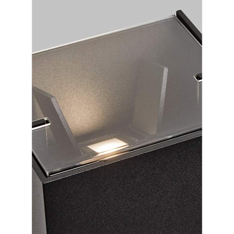 Image 4 Tech Lighting Vex 12 inchH Black Up Down LED Outdoor Wall Light more views