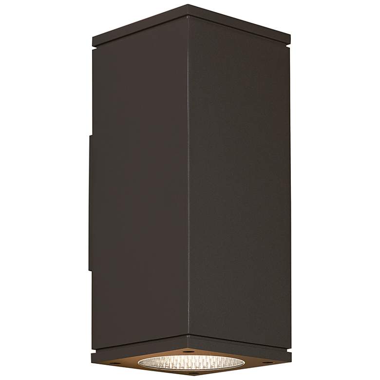 Image 2 Tech Lighting Vex 12"H Bronze Up Down LED Outdoor Wall Light