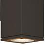 Tech Lighting Vex 12"H Bronze Up Down LED Outdoor Wall Light