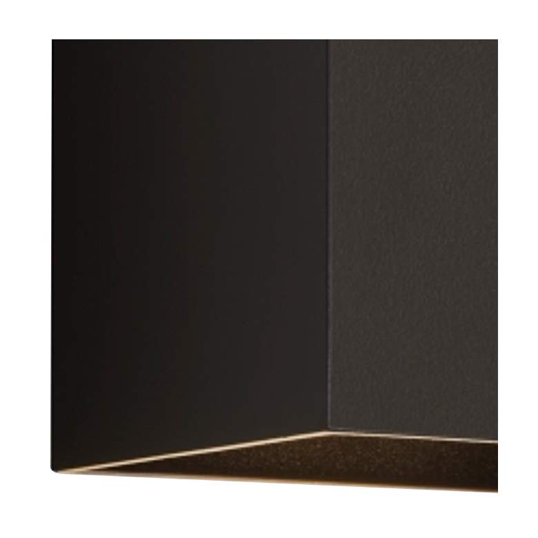 Image 3 Tech Lighting Vex 4 1/2" Bronze 3000K Modern LED Outdoor Wall Light more views