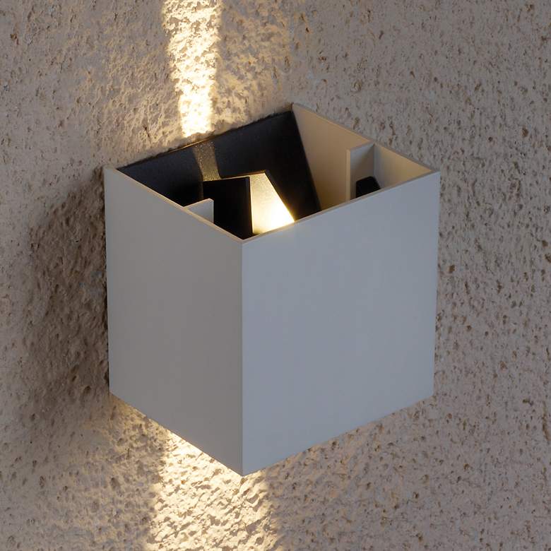 Image 5 Tech Lighting Vex 4 1/2"H White 2700K LED Outdoor Wall Light more views