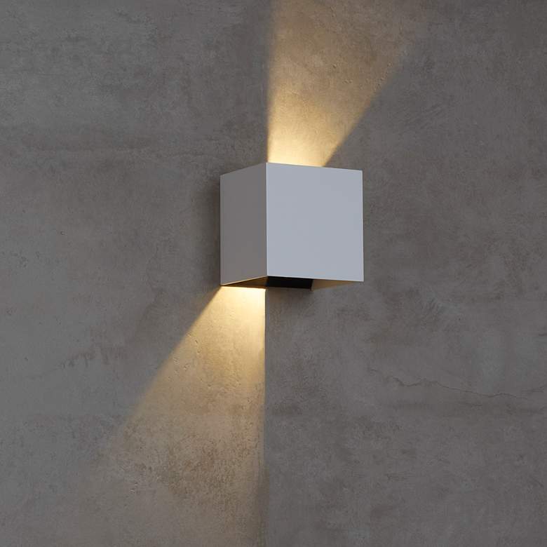 Image 6 Tech Lighting Vex 4 1/2"H White 2700K LED Outdoor Wall Light more views