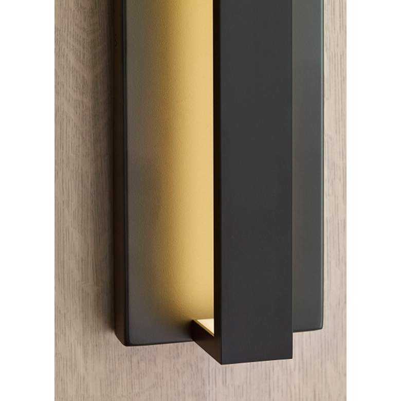 Image 6 Tech Lighting Windfall 24" High Black LED Outdoor Wall Light more views