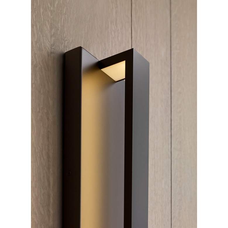Image 7 Tech Lighting Windfall 24" High Black LED Outdoor Wall Light more views