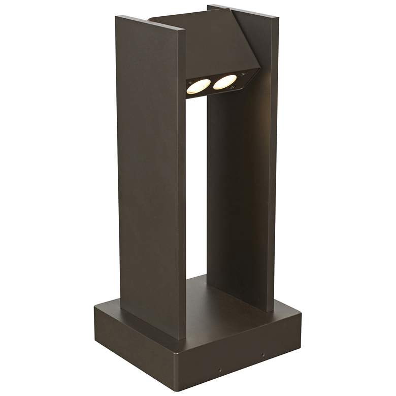 Image 1 Tech Lighting Zur 18" High Bronze LED Landscape Path Light