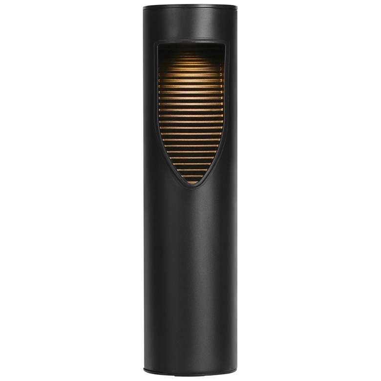 Image 6 Techko Goshi 12 1/4"H Black LED Solar Powered Path Lights Set of 2 more views