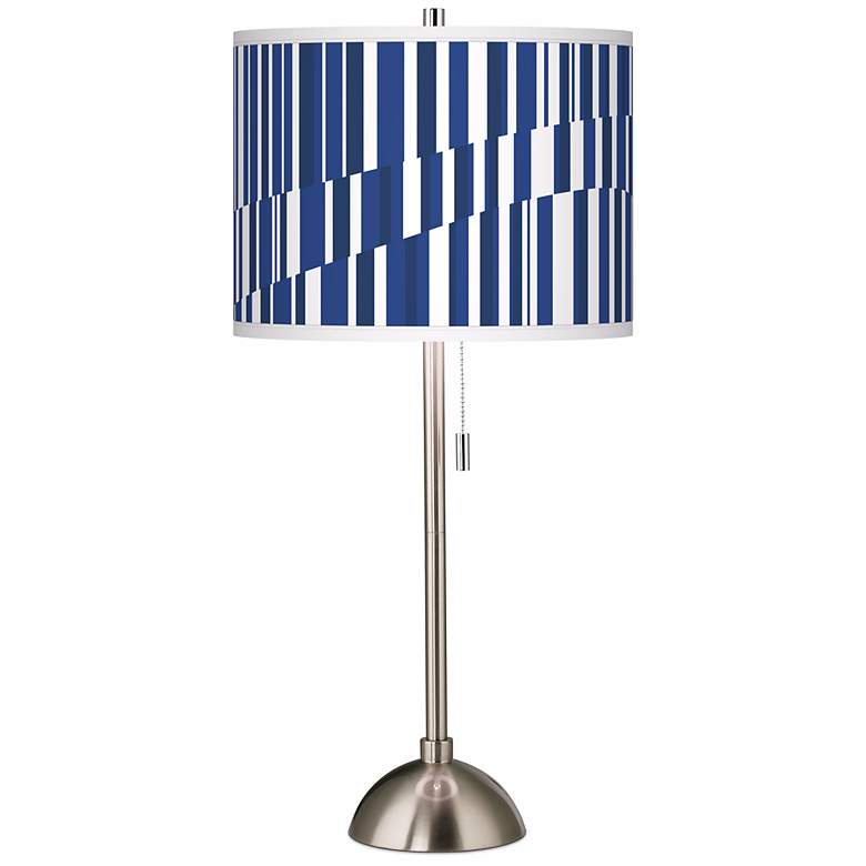 Image 1 Techno River Giclee Contemporary Table Lamp