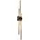 Tecrdial 3-Light Gold Black LED Wall Sconces