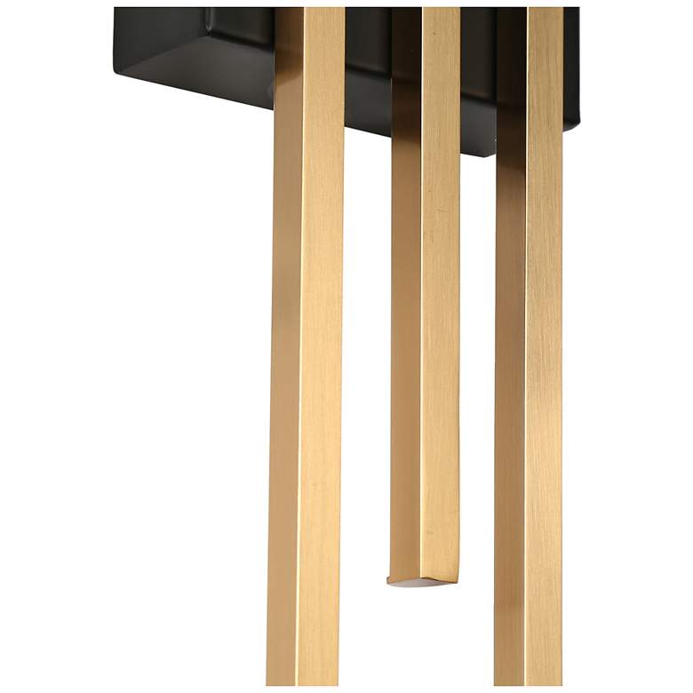Image 6 Tecrdial 3-Light Gold Black LED Wall Sconces more views